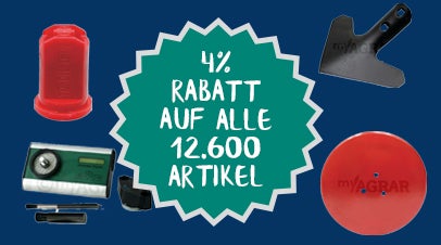 4% Rabatt auf Agrartechnik