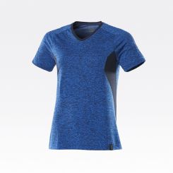 MASCOT® Accelerate Damen-T-Shirt kornblau, marine