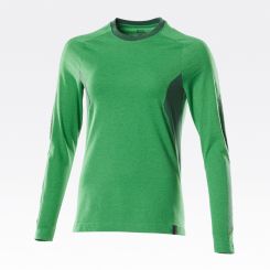 T-Shirt, Langarm grasgrün, grün