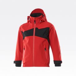 MASCOT® Accelerate Hard Shell Jacke für Kinder rot, schwarz