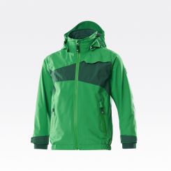 MASCOT® Accelerate Hard Shell Jacke für Kinder grün