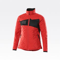 MASCOT® Accelerate Damenjacke gesteppt rot, schwarz