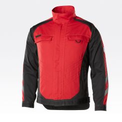 MASCOT® Unique Jacke Fulda rot, schwarz