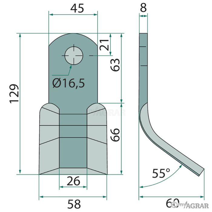GRANIT Y-Messer M07400954 kaufen | myAGRAR Onlineshop