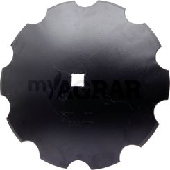 GRANIT Tellerscheibe gezahnt, Ø 610 x 6 mm Nabenvierkant 41 mm
