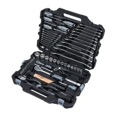 GRANIT BLACK EDITION Profi-Werkzeug-Satz, 62-teilig