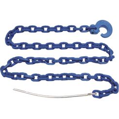 Chokerkette mit Haken und Nadel 8 mm x 2,0 m hochfester Stahl