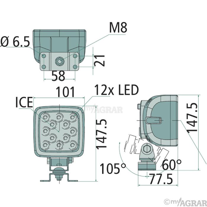 Fahrscheinwerfer LED links / rechts | Shop