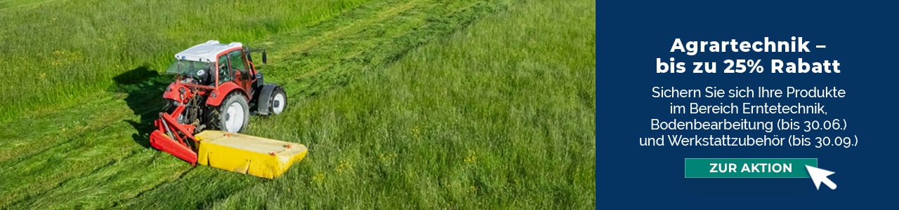 Agrartechnik &ndash; bis zu 25% Rabatt 