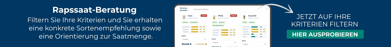 Ihre Rapssorte mit Ihren Kriterien