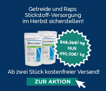 Nutribio N: Getreide und Raps - Stickstoff-Versorgung im Herbst sicherstellen!