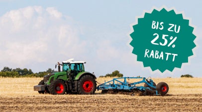 25% auf Erntetechnik: 90 Produkte reduziert
