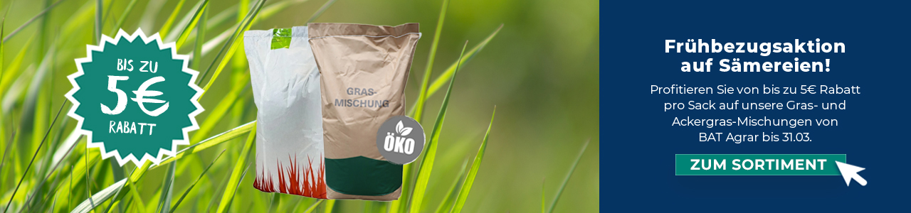 Fr&uuml;hbezug Gras-S&auml;mereien: BAT Agrar