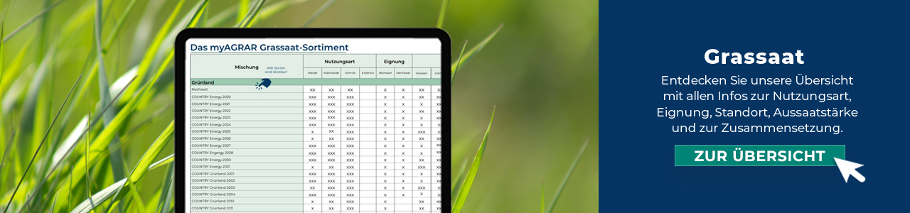 Grassaat online bestellen bei myAGRAR – plus praxisnahe Beiträge rund um die Landwirtschaft!