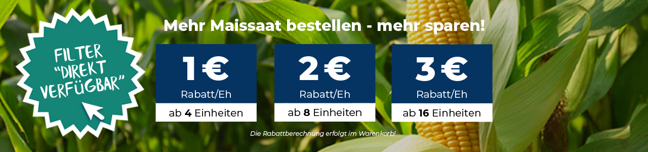 Maissaat: Verf&uuml;gbarkeit pr&uuml;fen